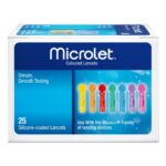 MICROLET® Βελόνες Χρωματιστές 25τμχ