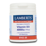 Lamberts Vitamin D3 4000iu (100μg) 30caps