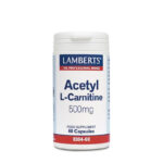 Lamberts Acetyl L-Carnitine 500Mg 60Caps