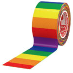 Ταινία κινησιολογίας Rocktape με Σχέδιο Rainbow 5cmx5m